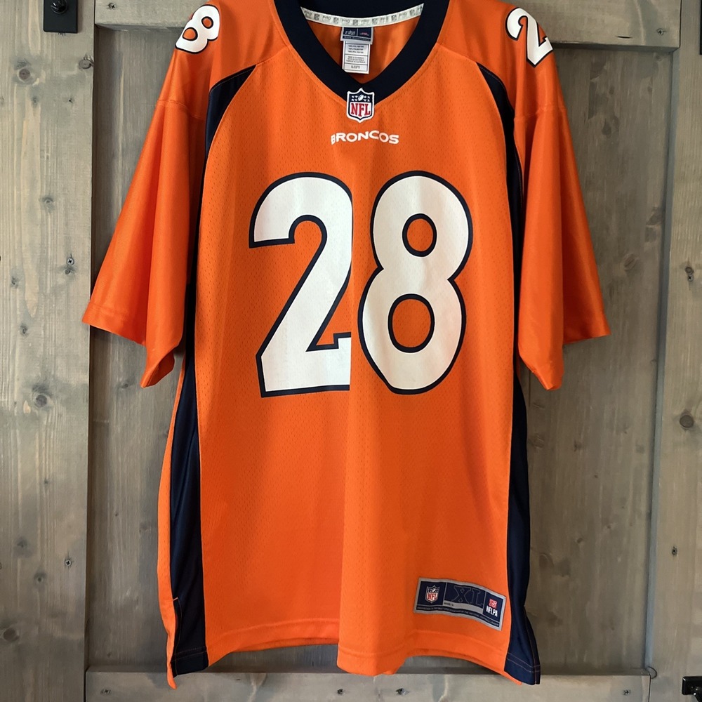 NFL Proline Denver Broncos Jersey‎ #28 Jamaal Charles Men's XL